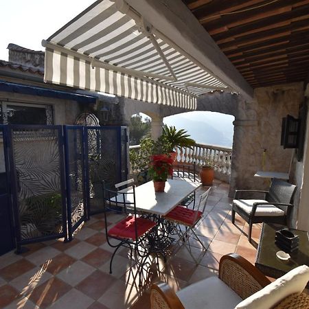 Studio en villa et sa terrasse privée La Trinité Esterno foto